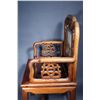 Image 9 : Set 6 Qing Period Hongmu Chairs Inset Marble