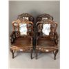 Image 1 : Set of 4 19thC Qing Chinese Rosewood Chairs