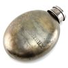 Image 1 : 19th CENTURY PEWTER FLASK WITH CUP LID