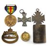 Image 2 : WWI BADGE MEDAL PIN LOT