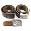 Image 1 : WWII GERMAN BELT LOT OF THREE