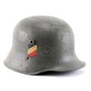 Image 1 : WWII GERMAN M16 TRANSITIONAL HELMET WITH M35 LINER