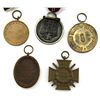 Image 2 : WWII GERMAN MEDAL LOT OF 5