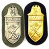 Image 1 : WWII GERMAN NARVIK ARM SHIELD LOT OF 2