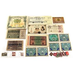 WWII CURRENCY STAMPS & MPC's