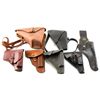 Image 1 : (7) VINTAGE LEATHER PISTOL HOLSTERS