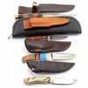 Image 1 : (4) FIXED BLADE KNIVES BOKER SCHRADE RUSSELL