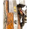 Image 8 : VERY FINE PAIR OF 18th C BURL ITALIAN FLINTLOCK DUELING PISTOLS