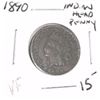 Image 1 : 1890 INDIAN HEAD PENNY RED BOOK VALUE $15.00+ *NICE EARLY VERY FINE GRADE*!! PENNY CAME OUT OF SAFE!