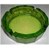 Image 1 : VINTAGE *LARGE-HEAVY* GREEN MID CENTURY GLASS ASTRAY!! ASHTRAY CAME OUT OF SAFE!!