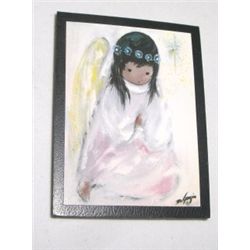 DEGRAZIA MAGNET SIGNED "DEGRAZIA" *INDIAN ANGEL*!! MAGNET CAME OUT OF SAFE!!