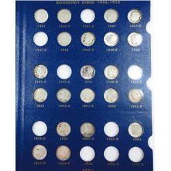 PARTIAL COLLECTION OF ROOSEVELT DIMES (81 COINS) 39 ARE SILVER