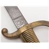 Image 4 : Spanish Artillery sabre dated 1802 with integral  brass guard/grip, approx. 33” overall with a  27-1