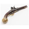 Image 9 : Italian flintlock pistol, circa 1725-1760; 13-1/2”  overall with an 8” engraved barrel, chiseled  st