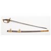 Image 2 : Civil War era Model 1850 Officer’s sword and metal  scabbard by Wm. Horstmann & Sons, Philadelphia