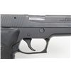 Image 6 : Sig Sauer Model 220 DA semi-auto pistol, .45 cal.,  4-1/4” barrel, black finish, wrap around finger