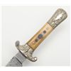 Image 4 : Bunting & Son, Boston Work, Sheffield marked  antique knife with bone scales and matching  decorativ