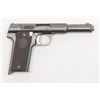Image 1 : Astra Model 1921 semi-auto pistol, 9mm cal., 6”  barrel, blue finish, checkered grips, #18323 in  ov