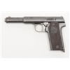 Image 2 : Astra Model 1921 semi-auto pistol, 9mm cal., 6”  barrel, blue finish, checkered grips, #18323 in  ov