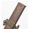 Image 10 : Cadet sword and metal scabbard by B. Foster  Uniform & Costume Co., Chicago, Ill., approx.  33-1/2”