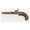 Image 2 : Reproduction 3 barrel percussion “duck foot”  pistol marked “C.M.C.” , #69292A, wood grips,  brown f