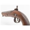 Image 10 : Spanish percussion single shot pistol, .69 cal.,  5” octagon barrel, back action lock, re-stocked  w