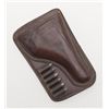 Image 1 : Leather pocket holster for a small pocket revolver  with 6 cartridge loops in overall very good  con