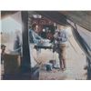 Image 2 : Beautifully framed color print copy of an old L.A.  Huffman photo  of a LU Bar Cook making bread at