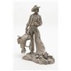 Image 2 : Lot of 2 limited edition desk size pewter castings  by Jim Porter including “The Gunfighter”  (3904/