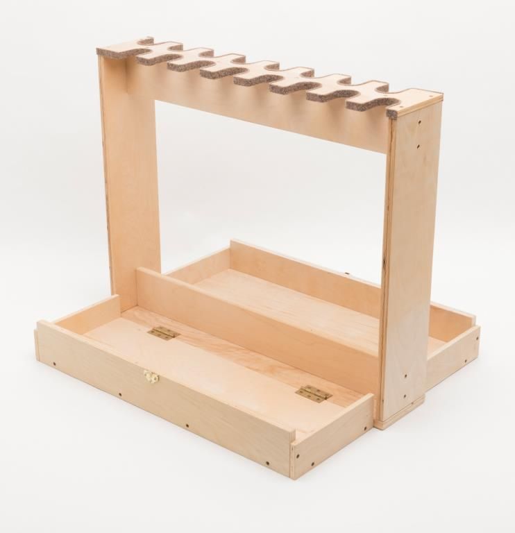 Foldable Gun Racks Portable wooden 16-position folding gun rack; great for the Gun Show ...