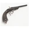 Image 9 : Flobert single shot pistol, .22 cal., 9” octagon  barrel, engraved hammer, trigger guard, tang and