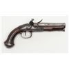 Image 1 : 18th century French flintlock pockets size pistol  signed “Gabriel Cezena” with iron mountings  meas