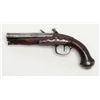 Image 2 : 18th century French flintlock pockets size pistol  signed “Gabriel Cezena” with iron mountings  meas