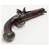 Image 6 : 18th century French flintlock pockets size pistol  signed “Gabriel Cezena” with iron mountings  meas