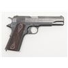 Image 2 : Colt Model 1911 semi-auto pistol, .45 cal., 5”  barrel, re-finished and re-numbered, #597525 in  ove
