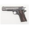 Image 3 : Colt Model 1911 semi-auto pistol, .45 cal., 5”  barrel, re-finished and re-numbered, #597525 in  ove