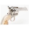 Image 11 : Colt SAA Frontier Six Shooter revolver, .44-40  cal., 4-3/4” barrel, after-market engraving,  re-sta