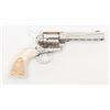 Image 1 : Colt SAA Frontier Six Shooter revolver, .44-40  cal., 4-3/4” barrel, after-market engraving,  re-sta