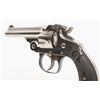 Image 11 : Smith & Wesson top break DA revolver, .32 cal., 3”  barrel, nickel finish, checkered black hard  rub