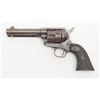 Image 2 : Colt SAA revolver, .41 cal., 4-3/4” barrel, blue  and case hardened finish, checkered hard rubber  g