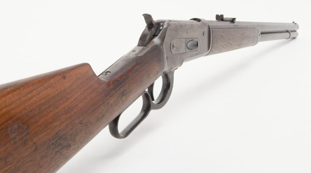 Winchester Model 1886 lever action rifle, .4570 cal., 26” octagon