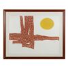 Image 1 : Large artwork signed Kiefer, popular Southwest  artist.  Est.: $175 -$350.