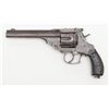 Image 2 : Belgian copy of a Smith & Wesson .44 DA Top Break  revolver, .44 cal., 6” barrel, blue finish,  chec