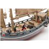 Image 3 : Avast me hardees!  A pirate’s lot be this . . . .  a large model ship approx. 30” long and 22” high