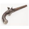 Image 10 : Italian style flintlock pistol, approx. 18-1/2”  overall with a 12-1/2” barrel and full length wood