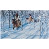 Image 2 : Finely framed and double matted color print by  Robert Duncan entitled “Through the Aspens”  depicti
