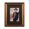 Image 1 : Two framed and matted photos; one of Robert  Redford, from “Butch Cassidy and the Sundance  Kid”, si
