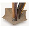 Image 3 : Brass umbrella stand with 9 umbrellas and walking  sticks; not only a great decorator but functional