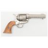 Image 1 : Non-gun replica of a Colt SAA revolver, metal in  construction, wood grips; good for display in a  h