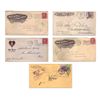 Image 10 : Lot of 7 old Western-related postcards in  protective sleeves including an old street scene  of San